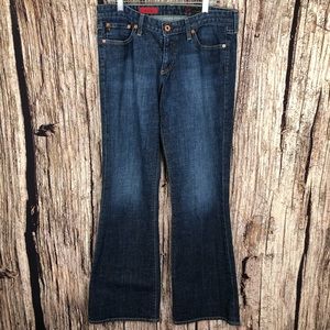AG Adriano Goldschmied Club Blue Flare Jeans 30R